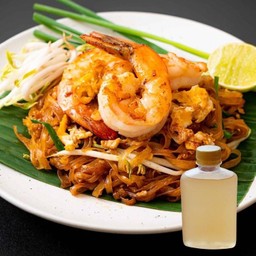 Set 2 - ชุดผัดไทยไข่เป็ด เส้นจันทน์ กุ้งสด + บ๊วยเลมอน