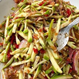 ตำมะม่วงแคปหมู