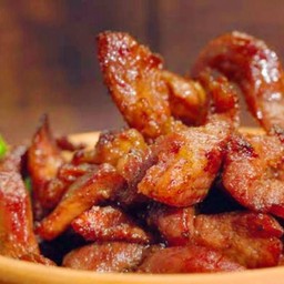 หมูทอด (กับข้าว)