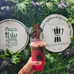 มัทฉะแดงโซดามะนาวสด