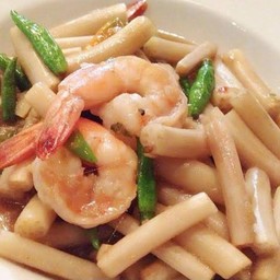 ข้าวกุ้งผัดไหลบัว