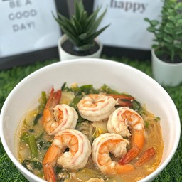 สุกี้กุ้ง (น้ำ)