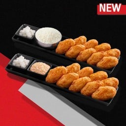 ปีกกลางไก่บอนชอน (18 ชิ้น)