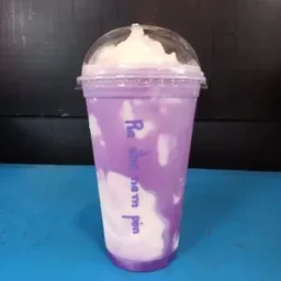 นมหมีลาเต้เผือกปั่น