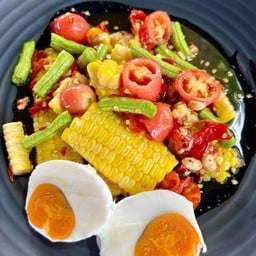 ส้มตำ ตลาดเจริญสุข