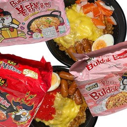 มาม่าซัมยังเกาหลี เลือกได้ 4 ท็อปปิิ้ง (พร้อมไข่ต้ม)