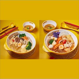 ซุปหม่าล่าผลมซุปกระดูกหมู เลือกความเผ็ดได้ ปล.ไม่เผ็ดไม่ได้ 骨汤+川味 (เลือกท็อปปิ้งเพิ่มได้ในตัวเลือก)