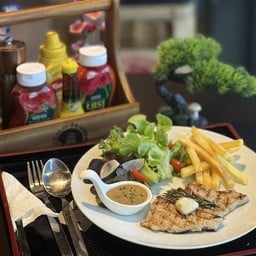 สเต๊ก (สันนอก)