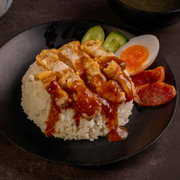 ข้าวหมูกรอบล้วน