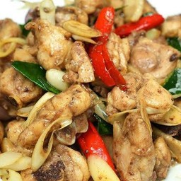 ไก่รวนปลาร้า