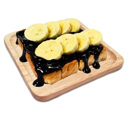 ขนมปังปิ้ง - กล้วยหอมช็อคโกแลต