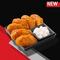 ปีกกลางไก่บอนชอน (6 ชิ้น)