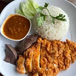 ข้าวมันไก่ทอด