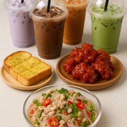 BEARBUT ชา & ไก่ทอด & ยำ