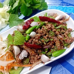 ลาบเนื้อขม