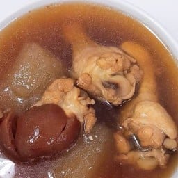 ไก่ตุ๋นฟักมะนาวดอง