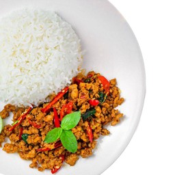 ข้าวกะเพราหมูสับ