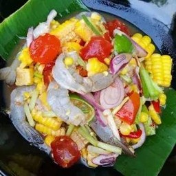 ยำเหลากุ้งสดยั่วๆจ้าหนูวววววว