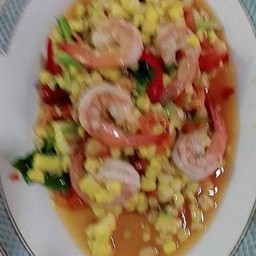 ส้มตำ กุ้งสุก