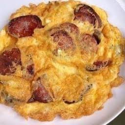 ข้าวไข่เจียวกุนเชียงหมู