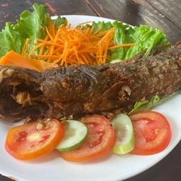 ปลาดุกทอดกระเทียม