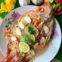 ปลาทับทิม นึ่งมะนาว / 1ตัว
