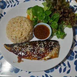 ข้าวหน้าปลาซาบะไซสส์เล็ก)