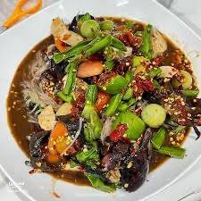 ตำซั่วหอยนาไส่ผักกานจอง