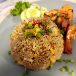 ข้าวผัดกุ้งสูตรชาววัง