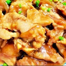หมูผัดน้ำมันหอย