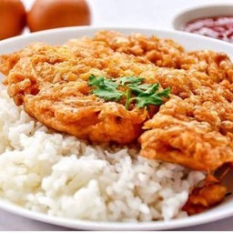 ข้าวไข่เจียวหมูสับ
