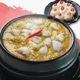 แกงปู หมี่ลวก หม้อร้อน