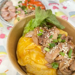 [เซตสุดฮิต] ข้าว + ไก่เทอริยากิ + ไข่ข้น + ไข่กระทะ