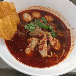 ก๋วยเตี๋ยวชุบน้ำหม่าล่า