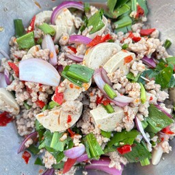 ยำหมูยอ+หมูสับ