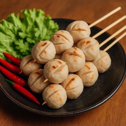 ลูกชิ้นหมูปิ้ง