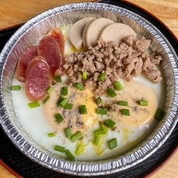 [เซตสุดฮิต] ไข่กระทะ + โบโลน่า+ชีส อบกรอบ