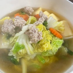 ต้มจืดเต้าหู้หมูสับ