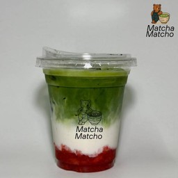 Strawberry Matcha Latte