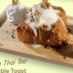 สังขยา ชาไทย ครัมเบิ้ล โทสต์ Sangkhaya Thai Tea Toast