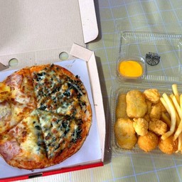 พิซซ่าSize M+ชุดของทอด