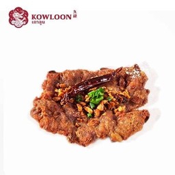 หมูสับปลาเค็มทอด 2 ชิ้น