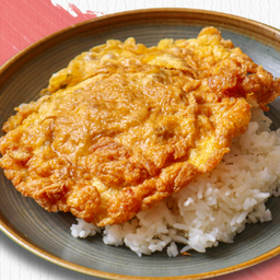 ข้าวไข่เจียวหมูบะช่อ