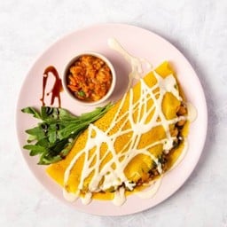 Casablancan Chickpea Omelette (GF) (N)