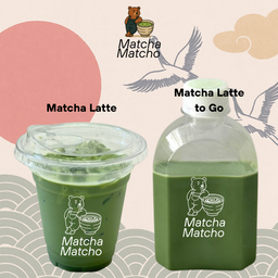 [เซตสุดฮิต] Matcha Latte (Cold Whisk) - มัทฉะลาเต้ + Matcha Latte to Go!