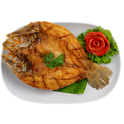 ปลากระพงทอดน้ำปลา