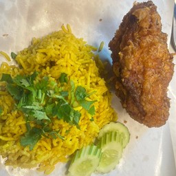 ข้าวหมกเปล่า+อกไก่