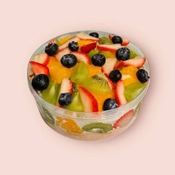 เค้กกรีกโยเกิร์ต แถมซอส,เทียน,กราโนล่า (เลือกผลไม้เองได้ค่ะ)  (ทำ45นาที)