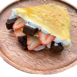 เครปสตรอว์เบอร์รีบราวนี่