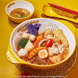 ซุปมะเขือเทศ 蕃茄湯 (เลือกท็อปปิ้งเพิ่มได้ในตัวเลือก)